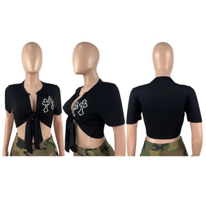 Tie up shirt