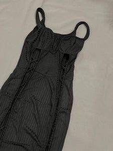 Dress with holes