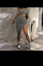 Load image into Gallery viewer, One arm skirt set
