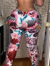 Load image into Gallery viewer, Flower shaggy pants
