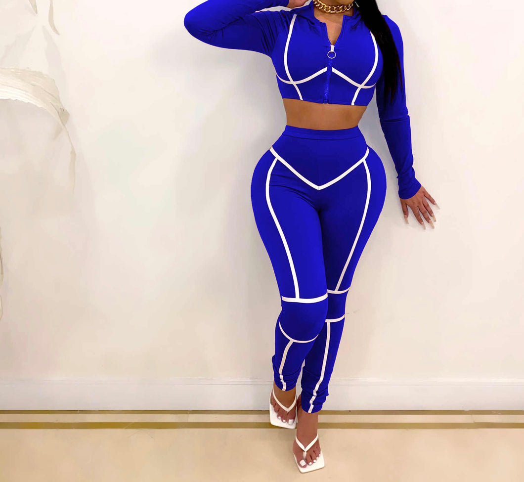 Royal blue set