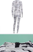 Load image into Gallery viewer, Zebra cat suit
