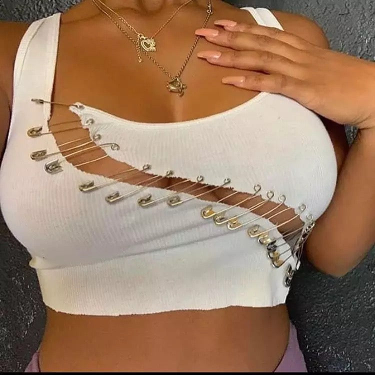 Safety pin shirt
