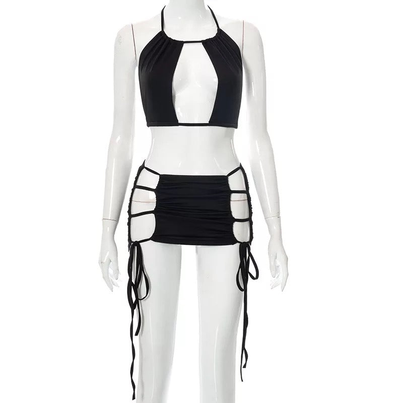 Mini skirt set