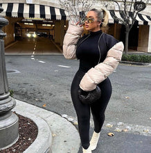 Load image into Gallery viewer, Puffer sleeve coat
