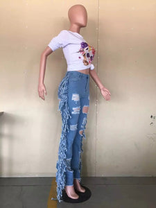 Shaggy jeans