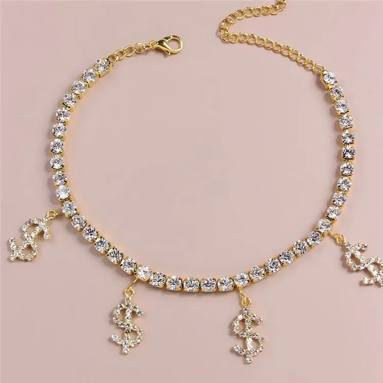 Money charm anklet