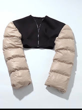 Load image into Gallery viewer, Puffer sleeve coat
