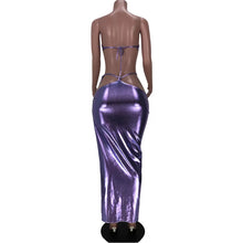 Load image into Gallery viewer, Purple glide skirt set
