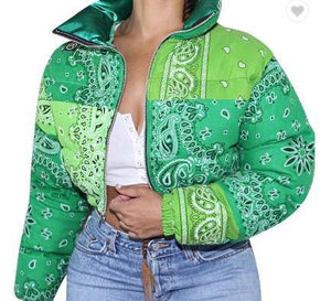 Green lucky coat