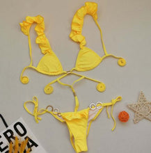 Load image into Gallery viewer, Yellow mellow bathing suit
