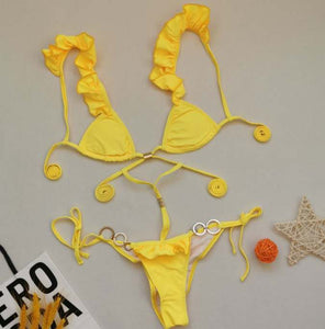 Yellow mellow bathing suit