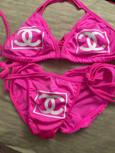 Load image into Gallery viewer, Pink cc bathing suit scrunch butt
