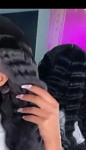 Hair drip crimper